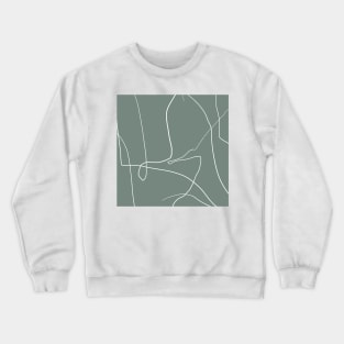 Abstract green pattern Crewneck Sweatshirt